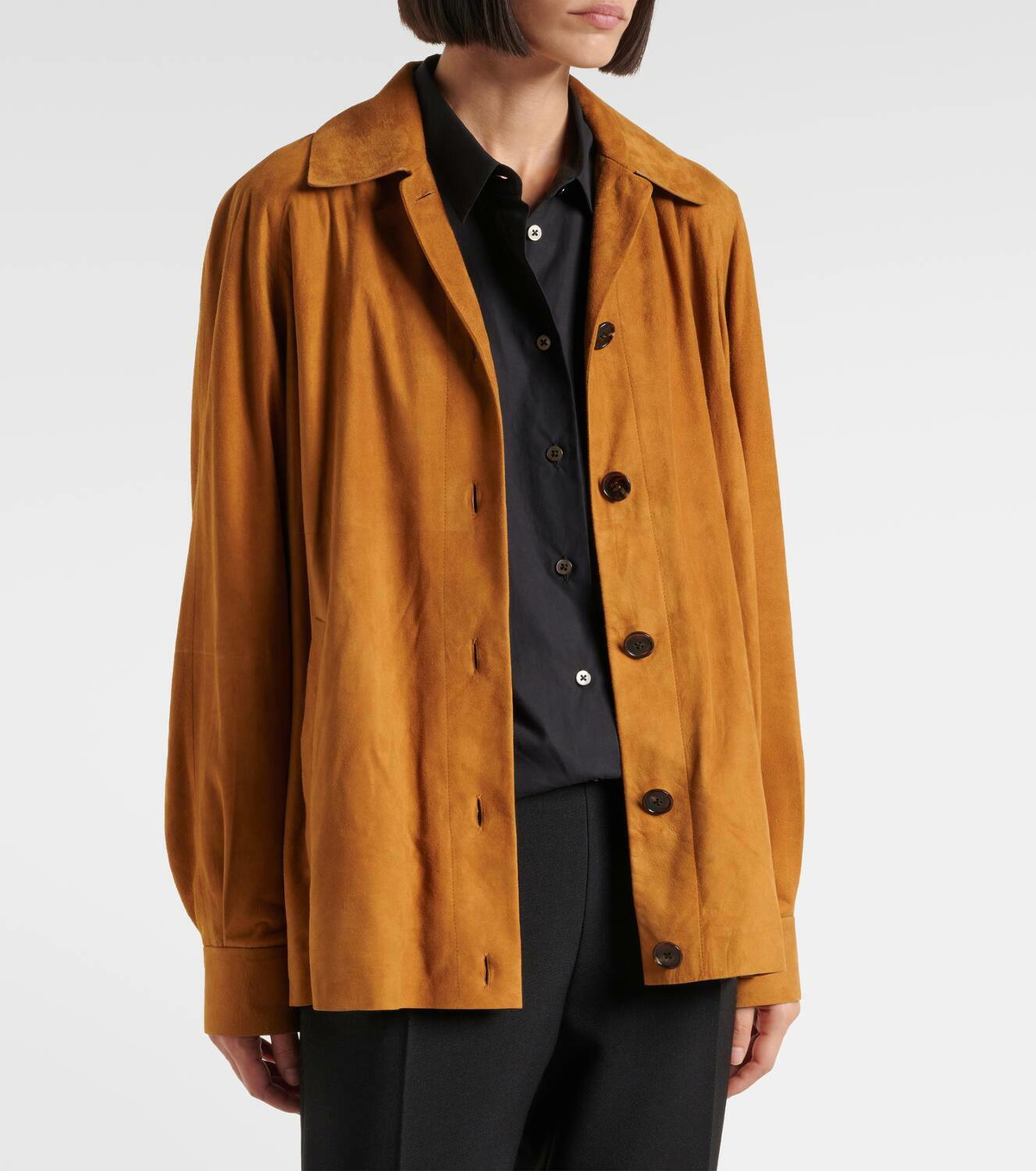 The Row Sedor suede jacket