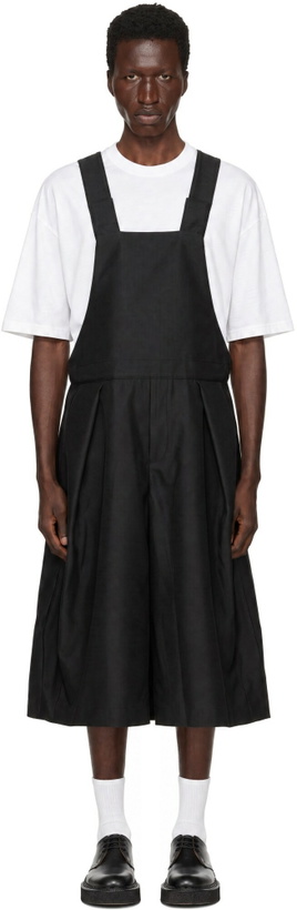 Photo: Comme des Garçons Homme Plus Black Dobbycloth Romper