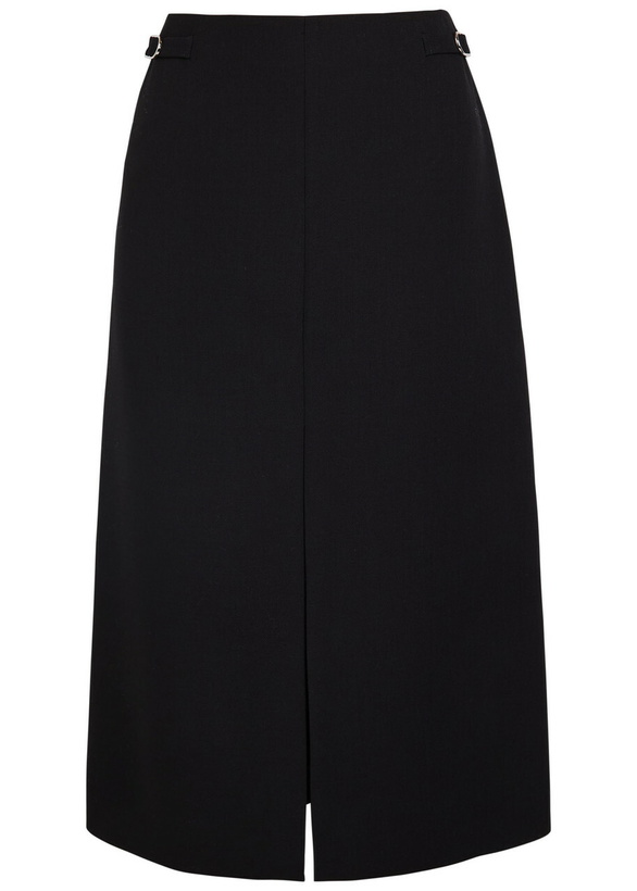 Photo: Gabriela Hearst Morelos Wool Midi Skirt Black