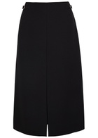 Gabriela Hearst Morelos Wool Midi Skirt Black