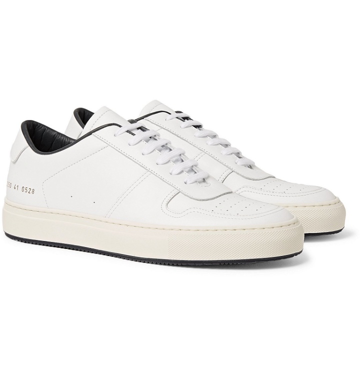 Photo: Common Projects - BBall 88 Leather Sneakers - White
