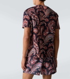 Etro Paisley cotton jersey T-shirt