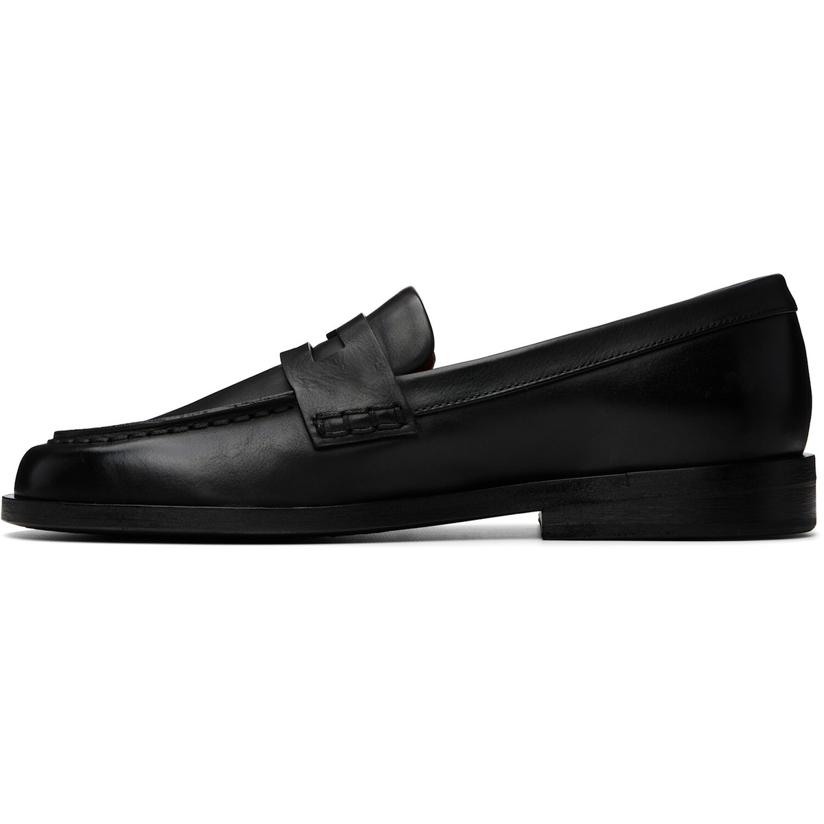 Marsèll Black Mocasso Leather Loafers