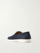 Tod's - Gommino Suede Loafers - Blue