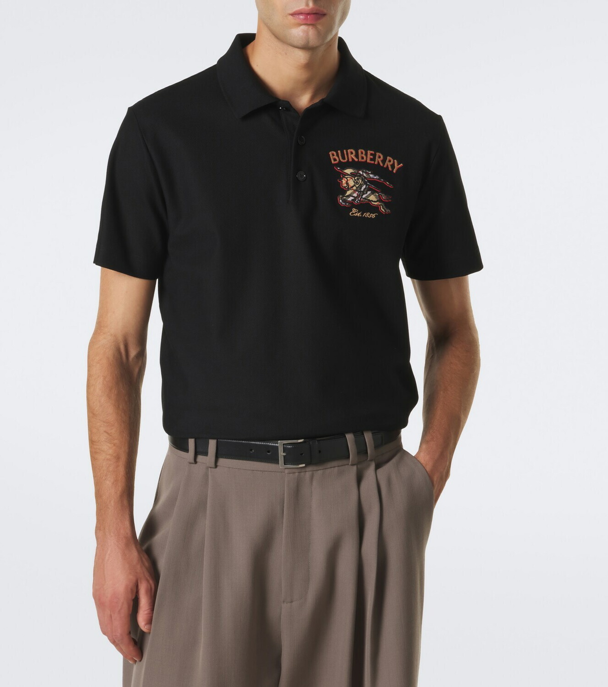 Burberry EKD cotton piqué polo shirt