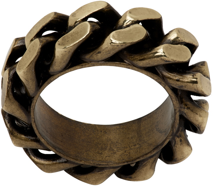 Photo: Dsquared2 Gold Talisman Ring