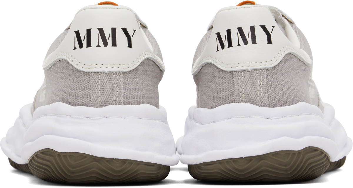 Maison MIHARA YASUHIRO Gray Blakey OG Sole Canvas Low-Top Sneakers 