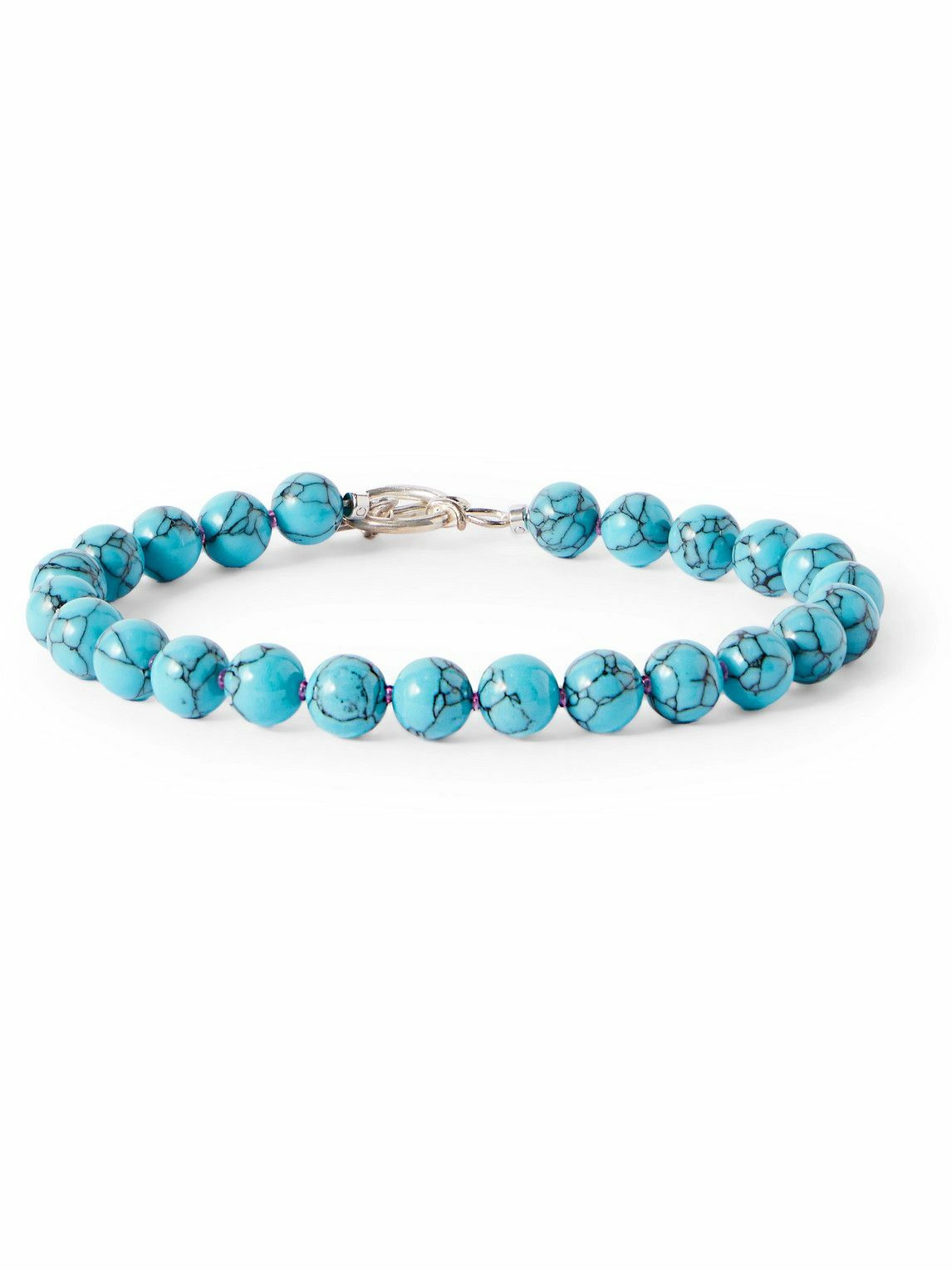 Needles　Bracelet - Turquoise Needles - Silver-Plated and Turquoise Bracelet Needles