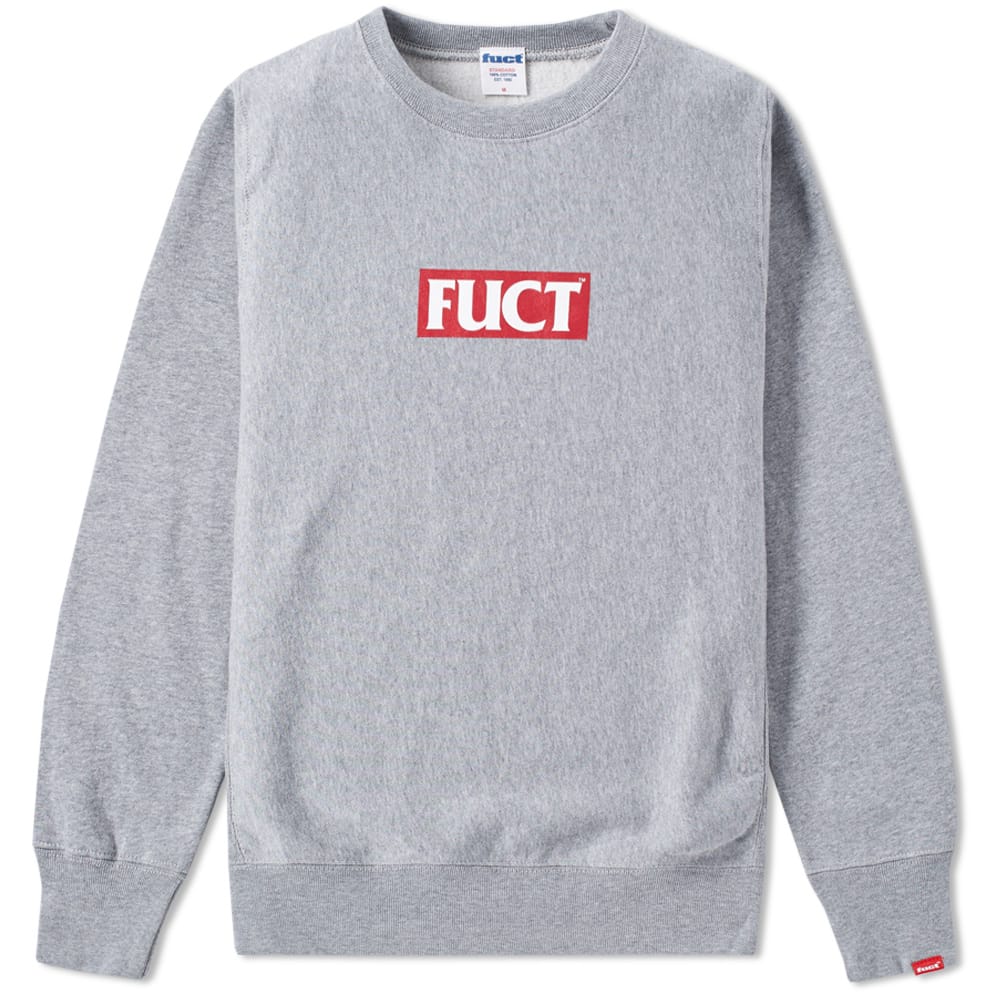 FUCT SSDD Red Logo Crew Sweat FUCT SSDD x Neighborhood