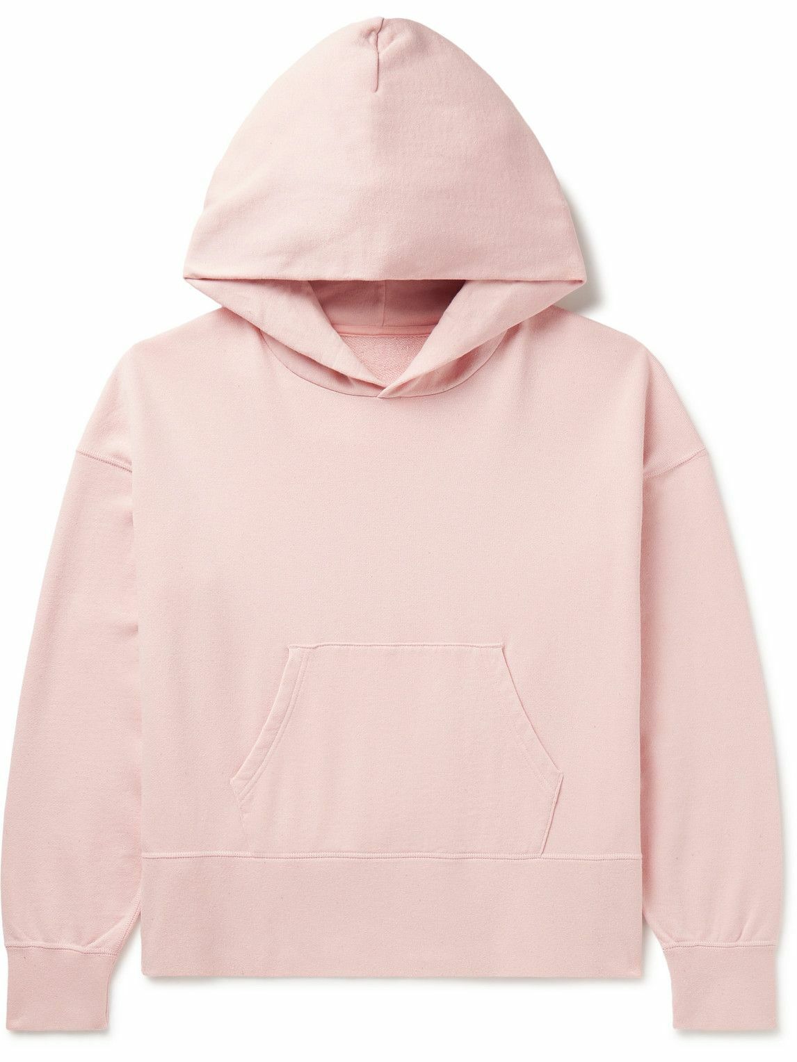 Visvim - Cotton and Cashmere-Blend Jersey Hoodie - Pink Visvim