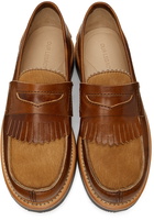 Our Legacy Leather & Calf Hair Cloudy Loafers