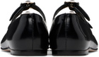 Sandy Liang SSENSE Exclusive Black MJ Double Strap Ballerina Flats