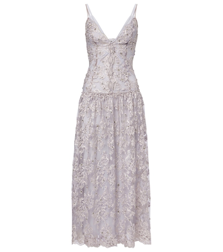 Photo: Jacques Wei Embellished lace cocktail dress