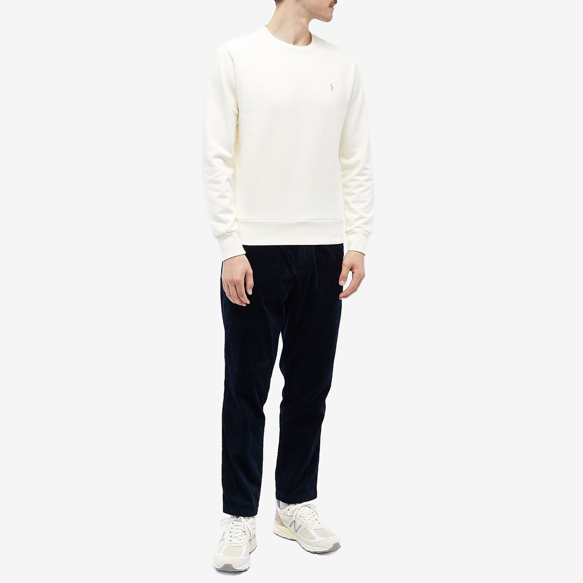 CLUBHAUS The Crew Polo Sweat - White M CLUBHAUS The Crew Polo