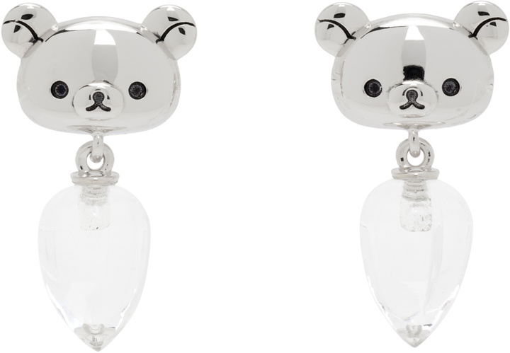Photo: JIWINAIA Rilakkuma Edition Rock Crystal Earrings