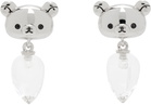 JIWINAIA Rilakkuma Edition Rock Crystal Earrings