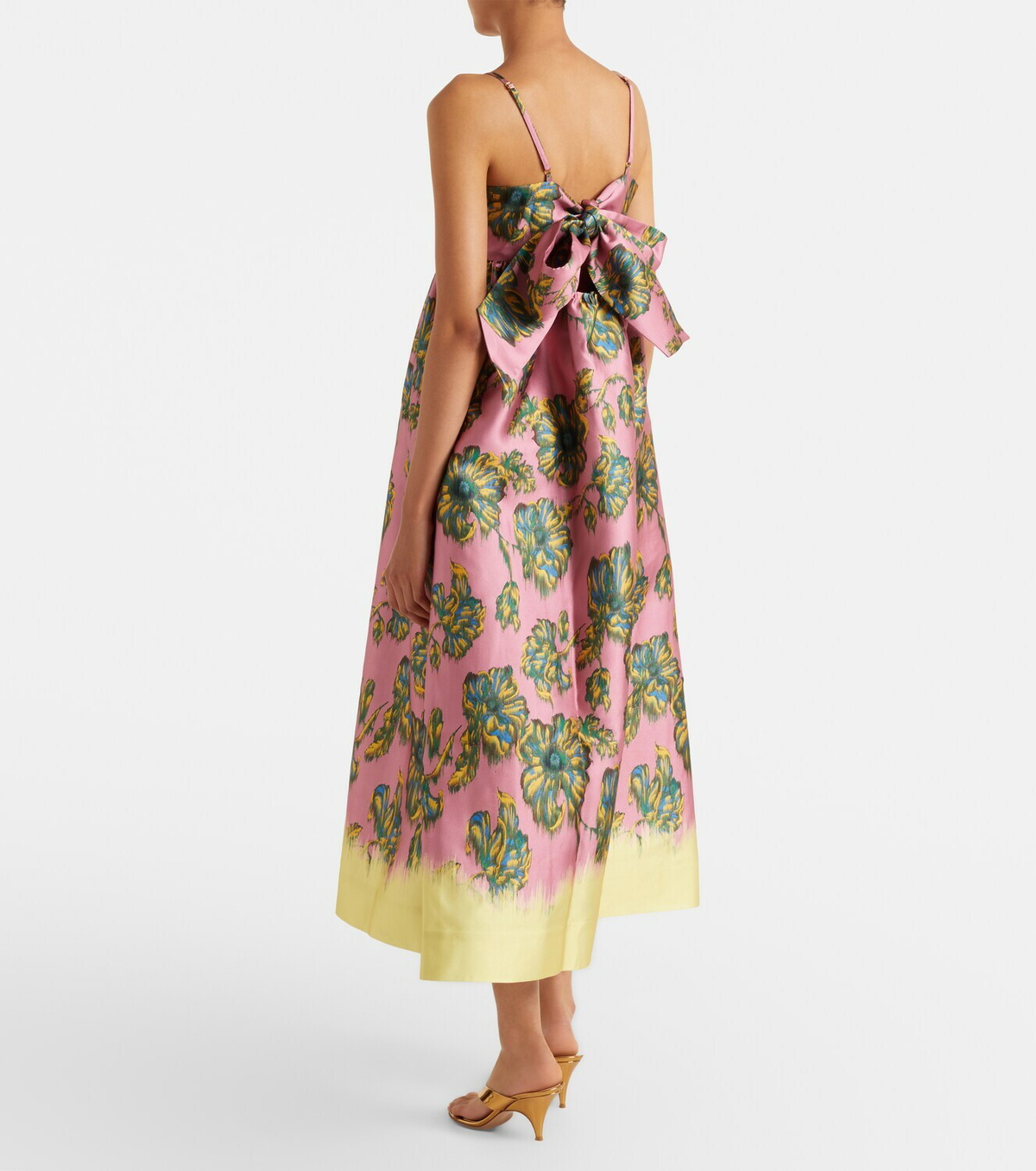 Alémais Faye floral midi dress