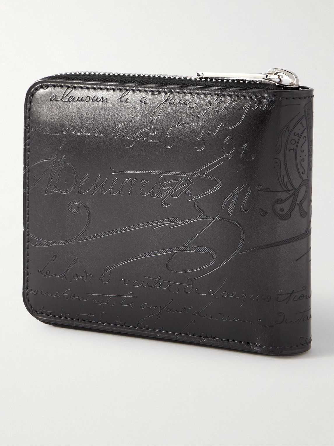 Berluti - Scritto Venezia Leather Zip-Around Wallet Berluti