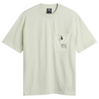 Karma8a Men's Front Pocket T-Shirt in White