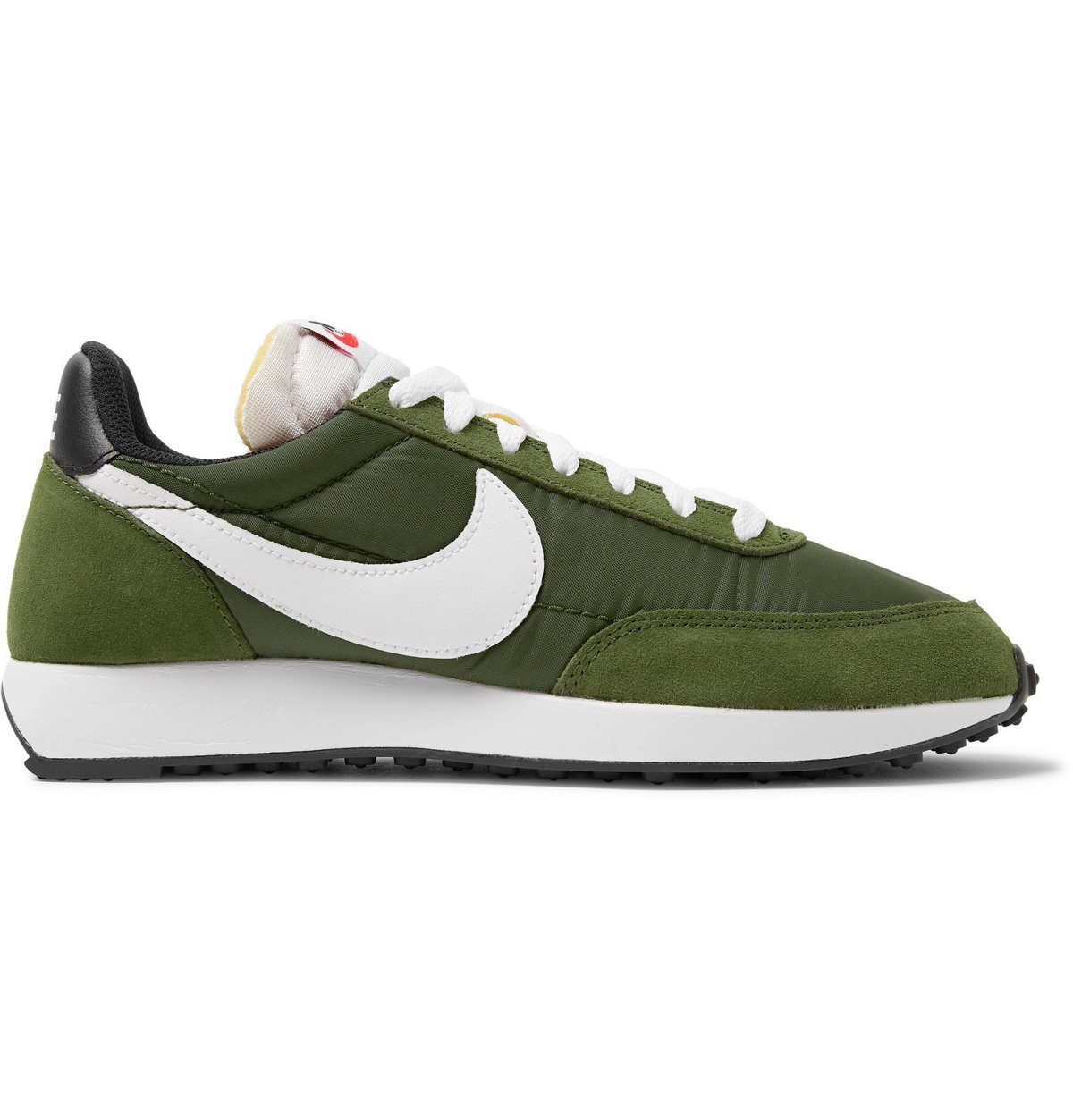 Excremento caliente Matemático Nike - Air Tailwind 79 Leather-Trimmed Suede and Shell Sneakers - Green Nike