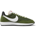 Nike - Air Tailwind 79 Leather-Trimmed Suede and Shell Sneakers - Green