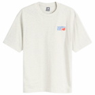 New Balance Men's Athletics Premium Logo T-Shirt in Ash Heather