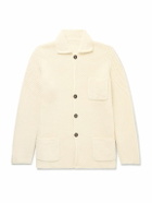 Anderson & Sheppard - Merino Wool and Cashmere-Blend Cardigan - Neutrals