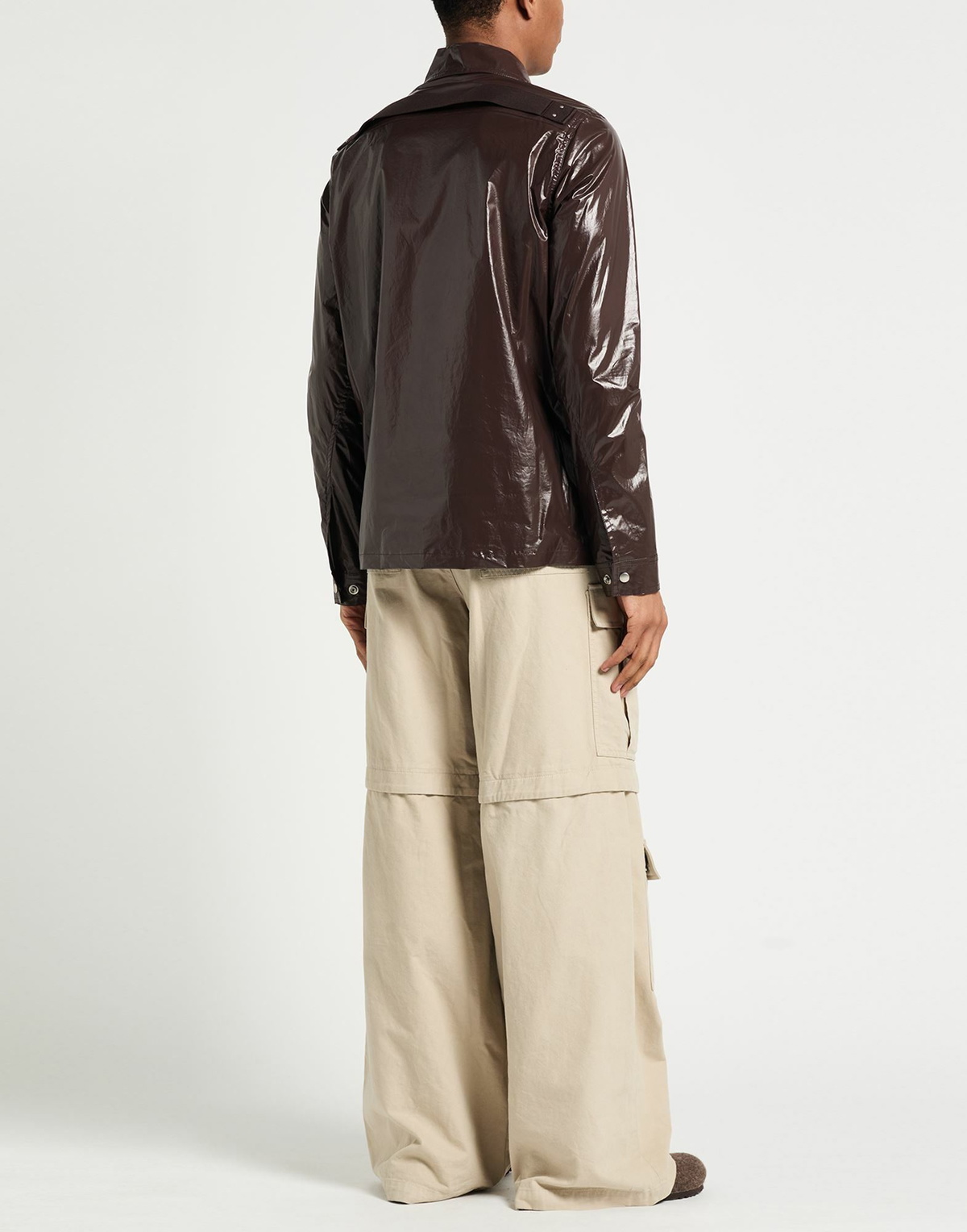 Rick Owens Mens Jacket Dark in Brown