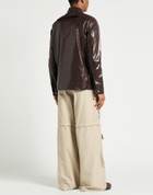 Rick Owens Mens Jacket Dark in Brown