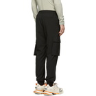 Juun.J Black Wool Cargo Pants