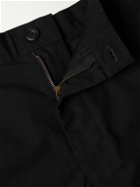 Nike - Club Straight-Leg Logo-Embroidered Cotton-Canvas Shorts - Black