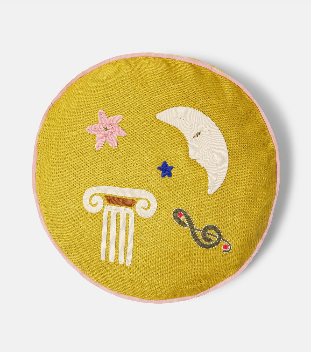 Jonathan Adler Playa Celestial linen cushion