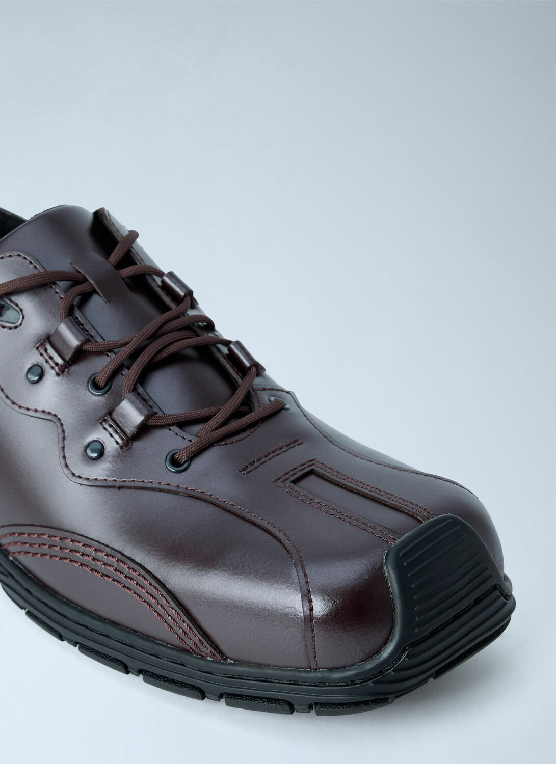 Dr. Martens Aurix 5i Oxblood Satin Finish Leather Lace Ups