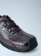 Dr. Martens Aurix 5i Oxblood Satin Finish Leather Lace Ups