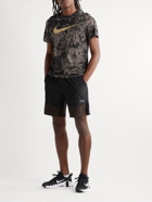 Nike Training - Flex Colour-Block Dri-FIT Drawstring Shorts - Black