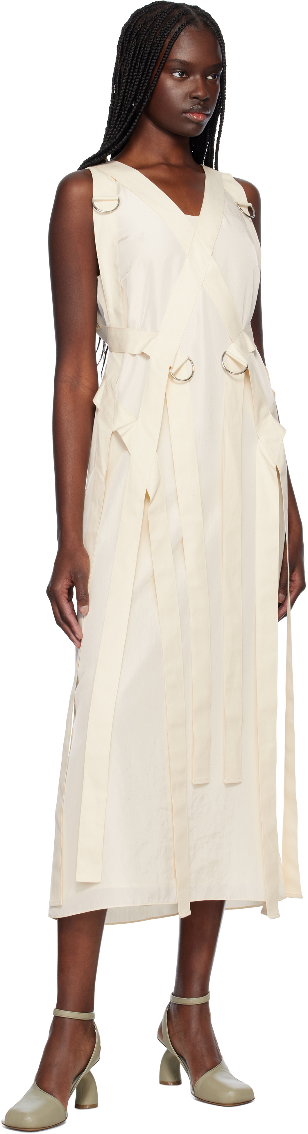 Renaissance Renaissance Off-White Samia Maxi Dress