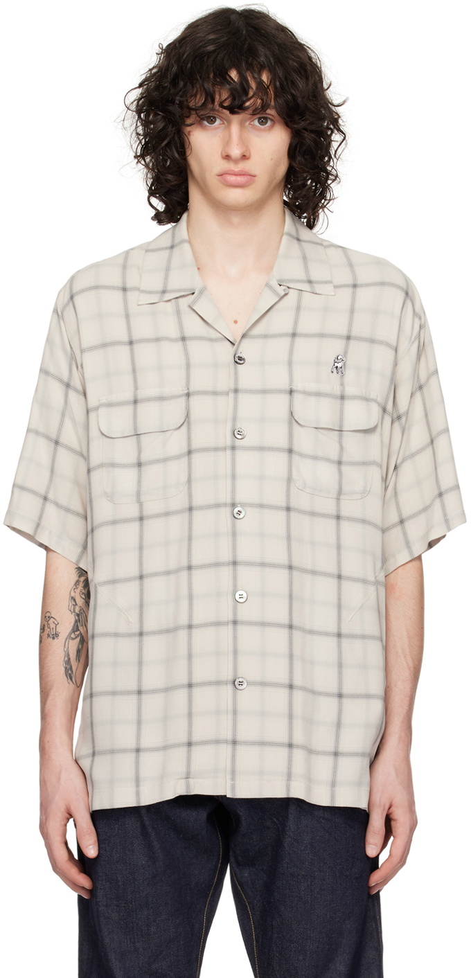 the Shepherd UNDERCOVER Off-White & Gray Check Shirt
