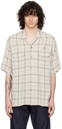 the Shepherd UNDERCOVER Off-White & Gray Check Shirt