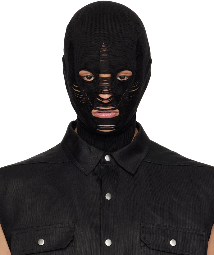 Photo: Rick Owens Black Hollywood Skull Balaclava