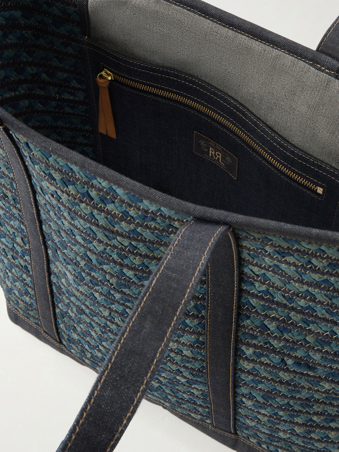 RRL - Banks Beach Medium Woven Tote
