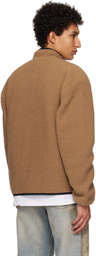 Nike Jordan Brown High-Pile Fleece Jacket