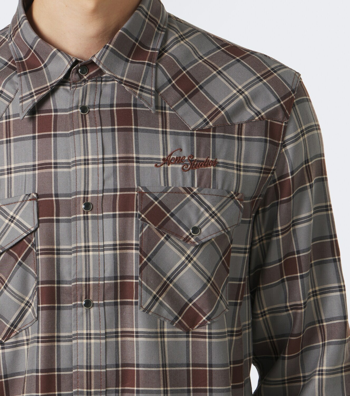 Acne Studios Surrow checked flannel shirt