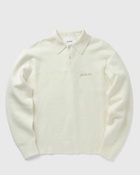 Axel Arigato Scribble Polo Sweater White Mens Sweatshirt