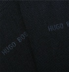 Hugo Boss - Mercerised Cotton Socks - Blue