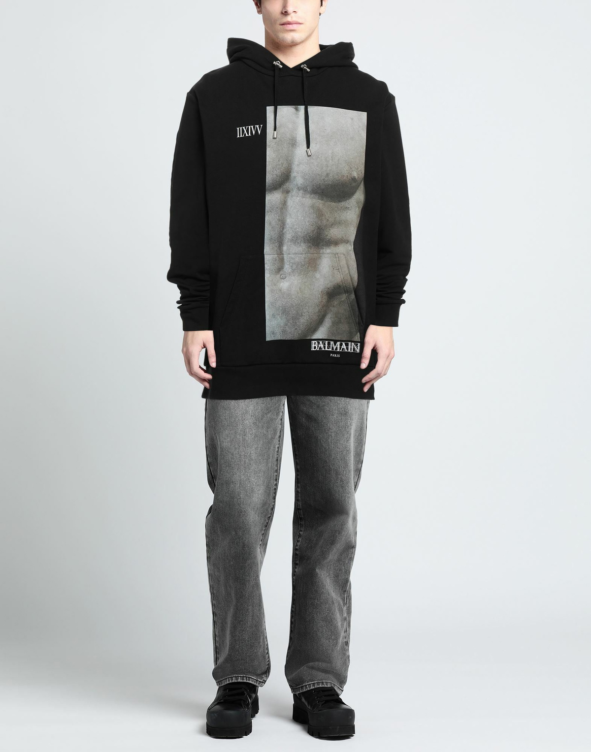 Balmain Mens Sweatshirt in Black