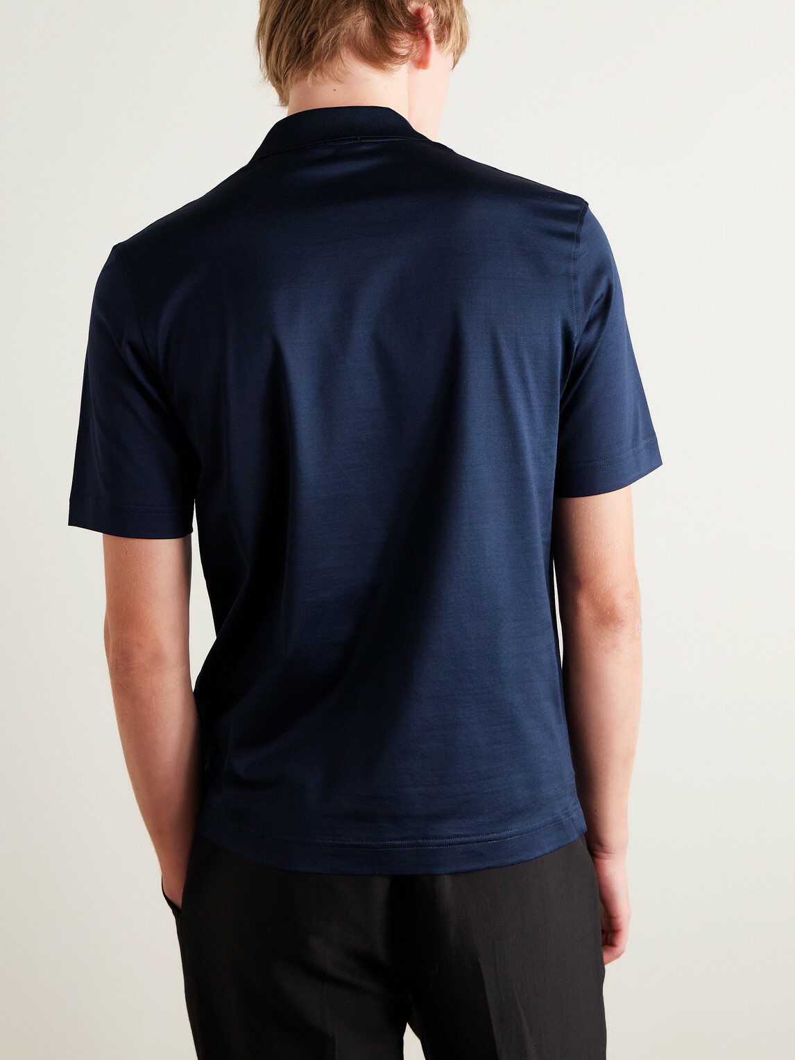 Charvet - Cotton Polo Shirt - Blue