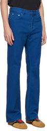 JW Anderson Blue Bootcut Jeans