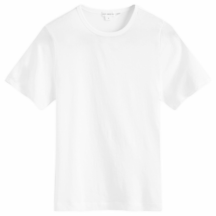 Photo: Good American Women's Slim Fitted T-Shirt in White