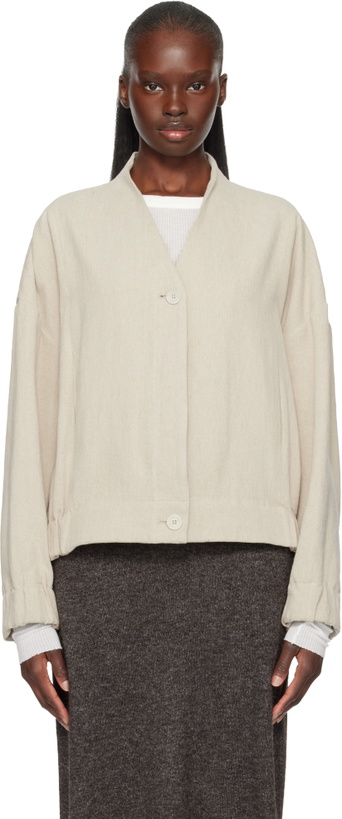 Photo: Lauren Manoogian Beige Matte Jacket