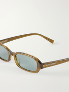 SAINT LAURENT - SL 872 ERIN Square-Frame Acetate Sunglasses - Brown